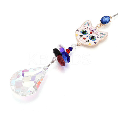 Alloy Hanging Ornaments HJEW-Q012-06F-1