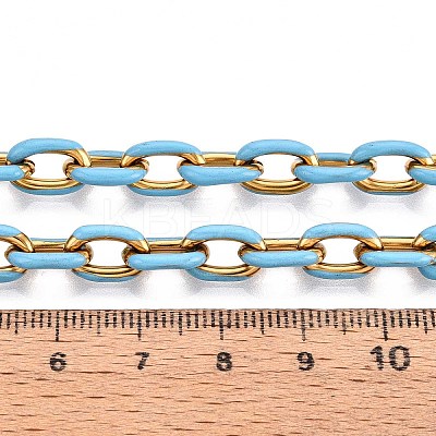 304 Stainless Steel Enamel Cable Chains CHS-ZX006-06J-1