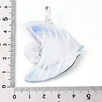 Handmade Lampwork Big Pendants LAMP-T023-06C-1