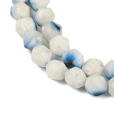 Natural Blue Ice Glacierite Stone Beads Strands G-B092-A01-02-1