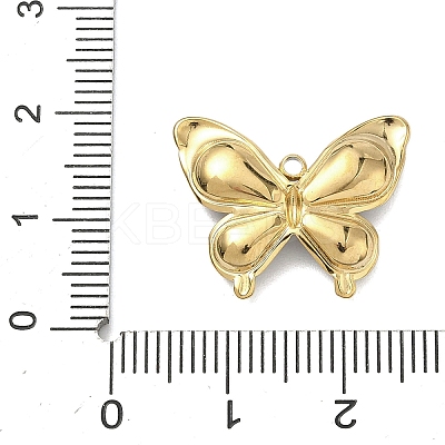 304 Stainless Steel & Glass Pendants STAS-G371-16G-04-1