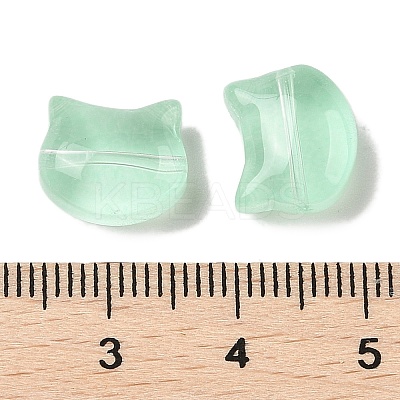 Transparent Spray Paint Glass Beads GLAA-Z011-03A-1