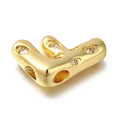 Brass with Cubic Zirconia Pendants KK-Q818-03F-G-1