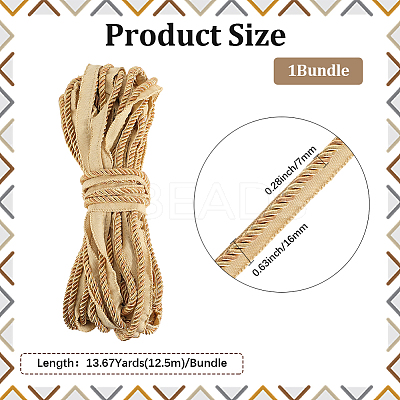 12.5M Polyester Twisted Lip Cord Trim OCOR-WH20005-07D-1