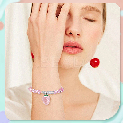 48Pcs 6 Colors Transparent Resin Pendants RESI-SC0036-63B-1