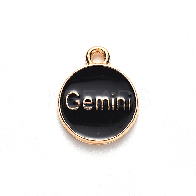 Alloy Enamel Pendants LS-ENAM-S124-01B-08I-1