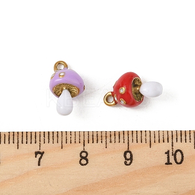 304 Stainless Steel Enamel Charms STAS-P396-13G-M-1