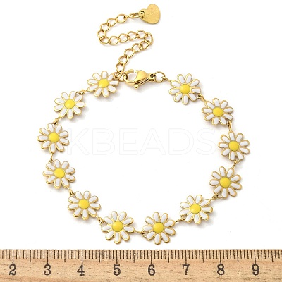 304 Stainless Steel Link Bracelets BJEW-U019-03G-1