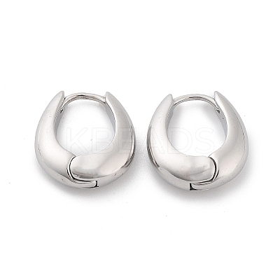 Non-Tarnish 304 Stainless Steel Hoop Earrings LS-EJEW-H115-37P-1