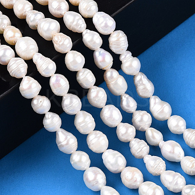 Natural Baroque Pearl Keshi Pearl Beads Strands X1-PEAR-S020-F04-01-1