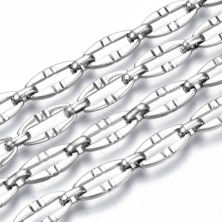 Tarnish Resistant 304 Stainless Steel Chains CHS-T003-11P-NF-1