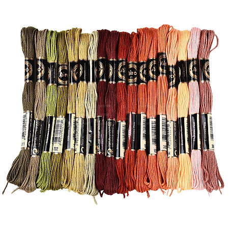 Polyester Embroidery Threads OCOR-WH20074-13B-03C-1