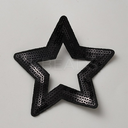 Felt & PVC Embroider Thread Iron on/Sew On Patches PATC-WH0023-13-1