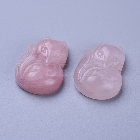 Natural Rose Quartz Pendants G-F651-A01-1