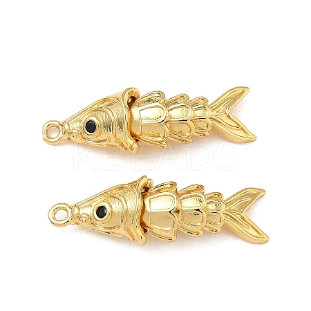 Brass Micro Pave Cubic Zirconia Pendants KK-H526-01F-G-1