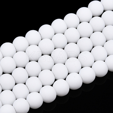 Opaque Glass Beads Strands GLAA-T032-P4mm-MD02-1