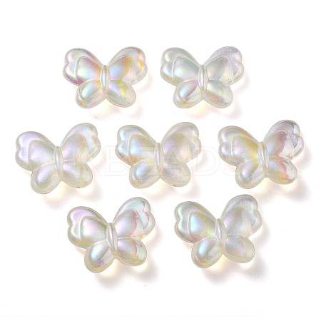 UV Plating Luminous Transparent Acrylic Beads LS-OACR-P010-11C-1