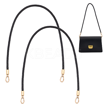 PU Imitation Leather Braided Bag Handles PURS-WH0005-96A-02G-1