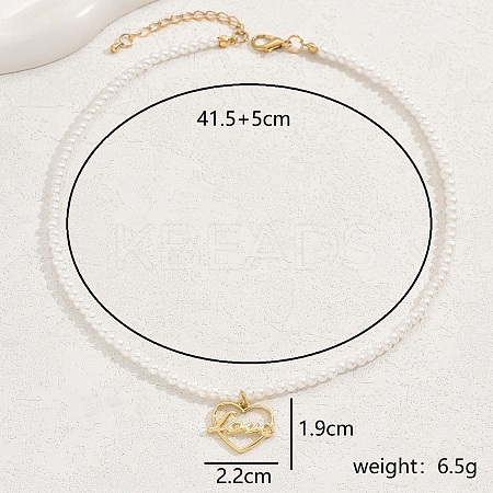 Fashionable Zinc Alloy Heart Pendant Necklaces YS5782-2-1