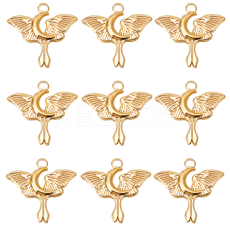 10Pcs Stainless Steel Pendants FIND-BBC0002-82-1