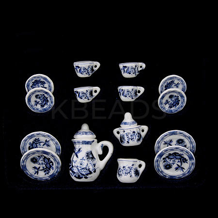 Mini Blue and White Porcelain Tea Set BOTT-PW0001-213A-03-1