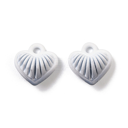 Spray Painted Alloy Pendants PALLOY-S038-15E-1