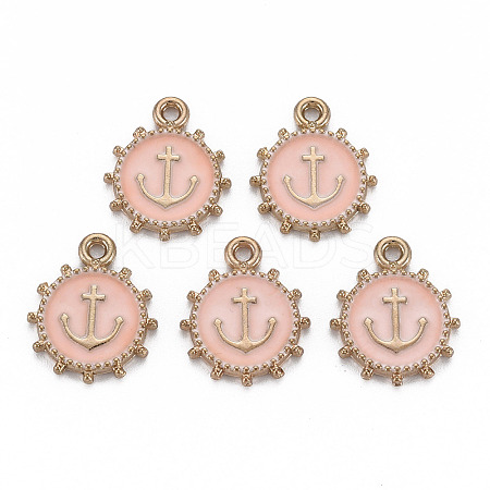 Alloy Enamel Pendants X-ENAM-N055-016C-NR-1