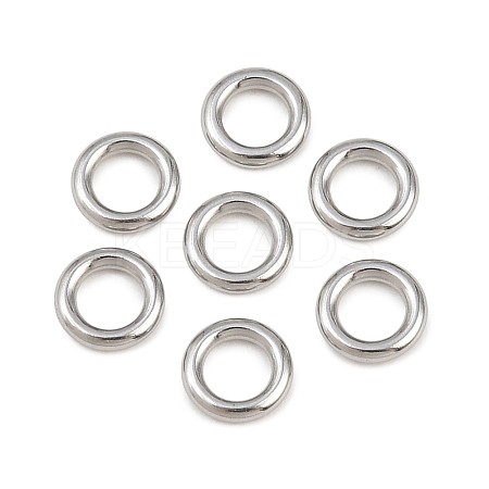 304 Stainless Steel Closed Jump Rings STAS-G393-06P-05-1