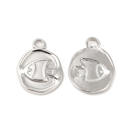 Non-Tarnish 304 Stainless Steel Pendants STAS-L268-022P-1