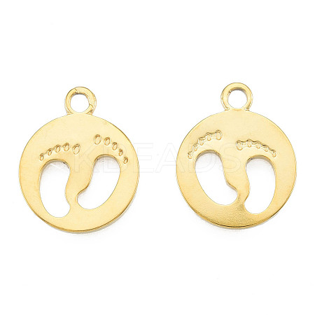 Ion Plating(IP) 201 Stainless Steel Pendants STAS-N098-229LG-1