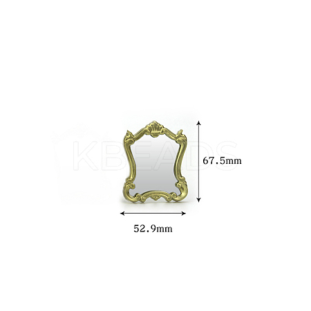 Miniature Retro Resin Mirrors MIMO-PW0001-012B-1