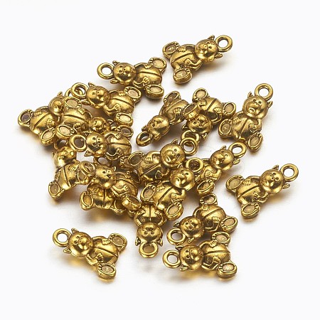 Tibetan Style Alloy Charms X-GLF0301Y-NF-1