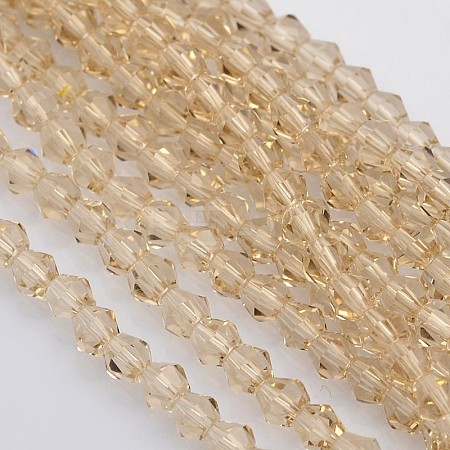 Bicone Glass Beads Strands LS-EGLA-P016-3mm-12-1