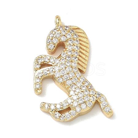 Brass Micro Pave Cubic Zirconia Pendants KK-I476-25A-G01-1