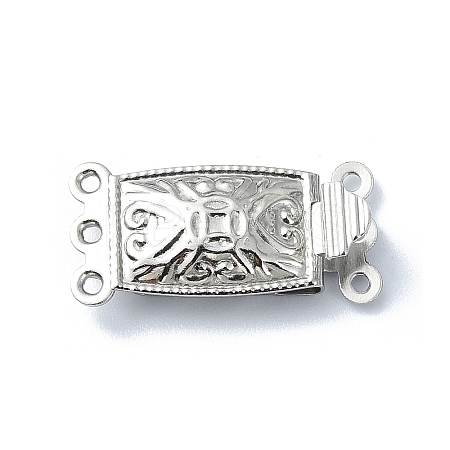 Non-Tarnish 304 Stainless Steel Box Clasp STAS-Q318-03P-1