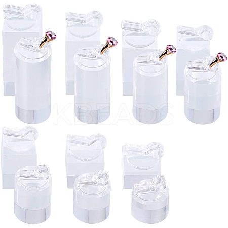 Acrylic Single Jewelry Display Stand Sets RDIS-FG0001-02-1