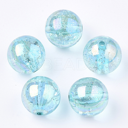 Transparent Acrylic Beads TACR-T006-01A-03-1
