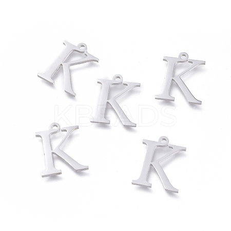 Tarnish Resistant 304 Stainless Steel Charms STAS-K215-05P-1