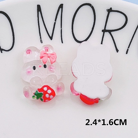 Translucent Resin Cabochons RESI-TAC0010-59-1