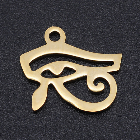 Ion Plating(IP) 304 Stainless Steel Laser Cut Charms A-STAS-S105-T919-2-1