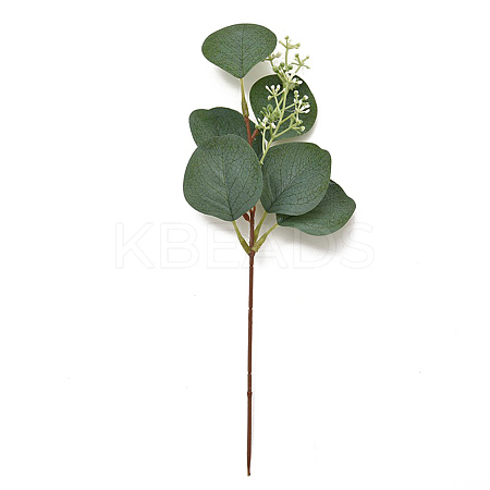 Plastic Artificial Eucalyptus Leaf PW-WGFCE17-05-1