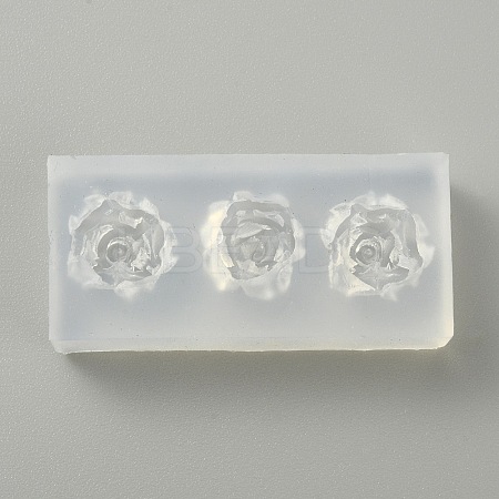 DIY Rose Shape 3D Nail Art Ornament Silicone Molds DIY-TAC0021-12C-1