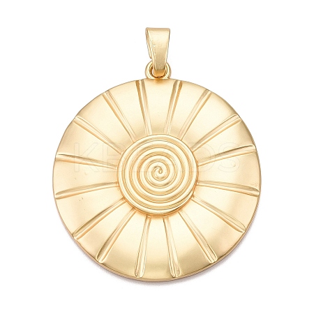Plating Alloy Big Pendants PALLOY-T090-12G-1