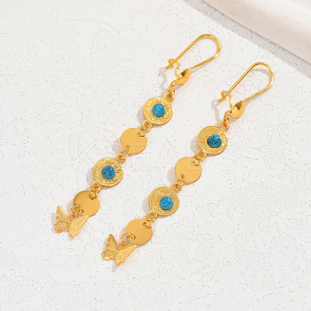 Vintage Exotic Gold Plated Hoop Earrings for Women GJ2475-1