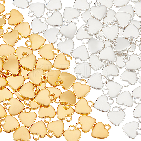 100Pcs 2 Colors Tibetan Style Alloy Charms FIND-UN0015-54-1
