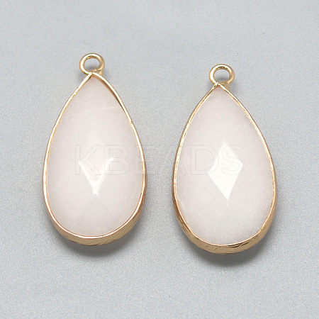 Natural White Jade Pendants G-S221-01G-1