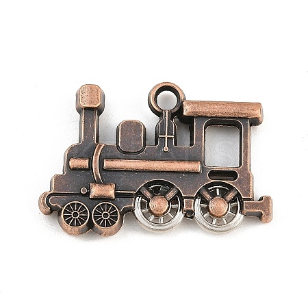 Tibetan Style Alloy Pendants AL-CBA2376-17R-1