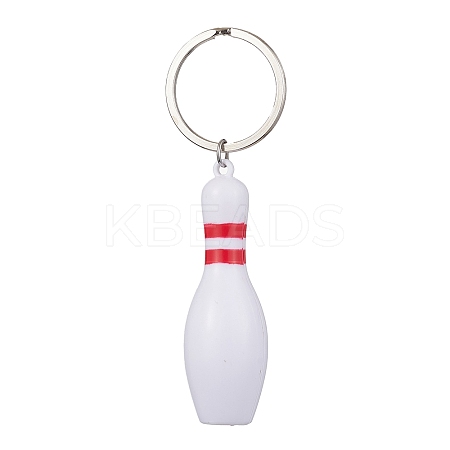 ABS Plastic Sports Ball Theme Pendants Keychains KEYC-JKC00659-04-1