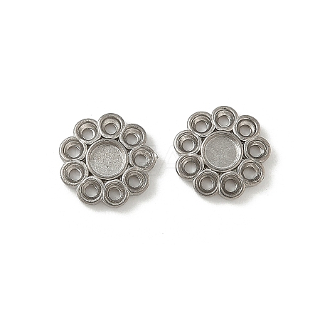 304 Stainless Steel Cabochon Settings STAS-Z144-08P-1