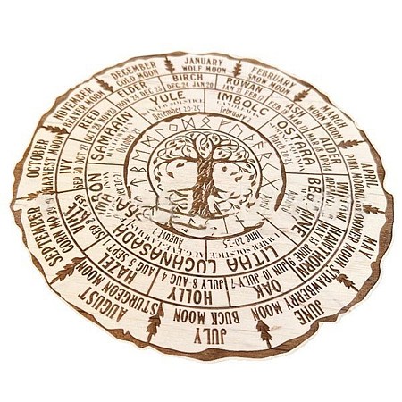 Wheel Of The Year Wood Sign PW-WG68953-01-1
